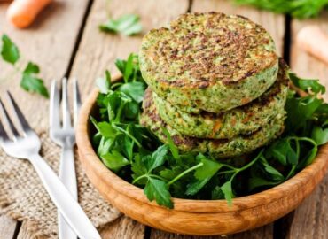 Tortitas de amaranto y espinacas, cena completa y fácil para bajar de peso
