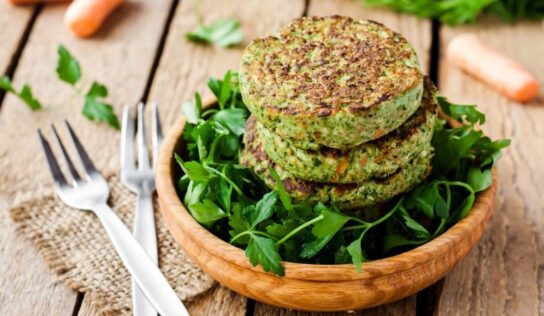 Tortitas de amaranto y espinacas, cena completa y fácil para bajar de peso
